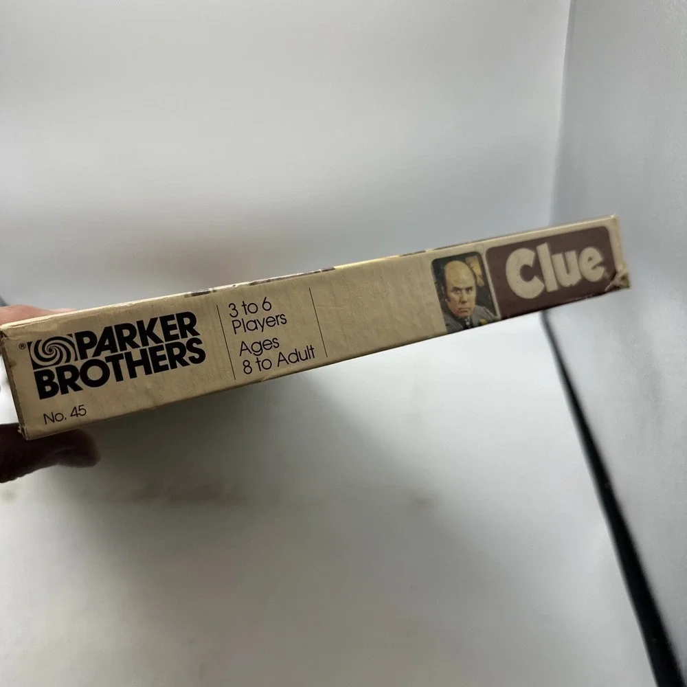 Parker Brothers CLUE‎ Board Game Missing Wrench And Pipe 1972